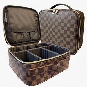 Checkered Jewelry or Makeup Organizer Box